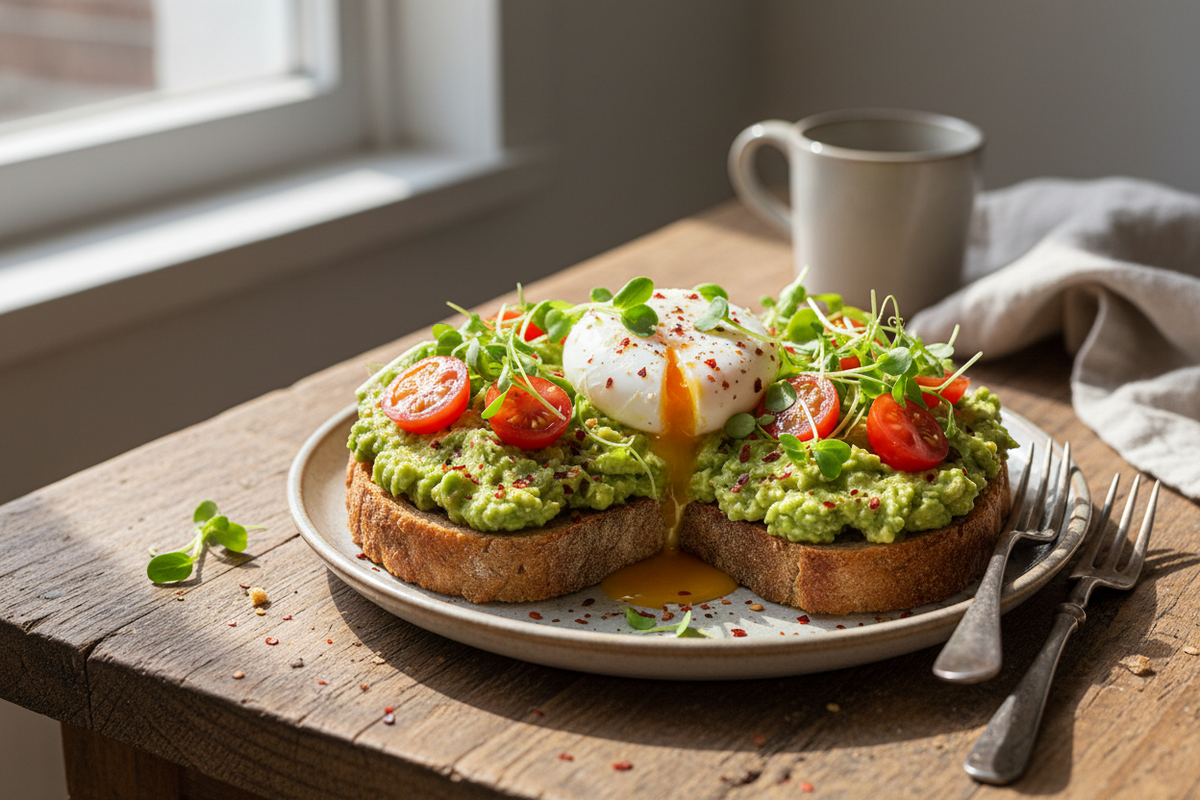 Avocado Toast with Firma Signature Organic Extra Virgin Olive Oil