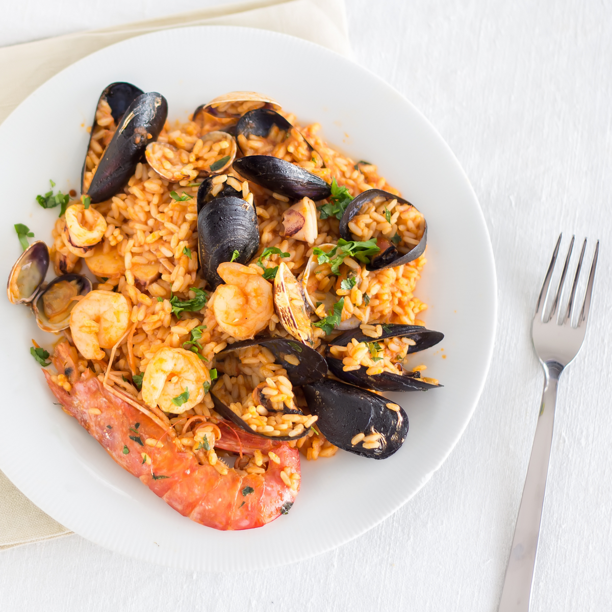 Seafood Risotto with Firma Organic EVOO