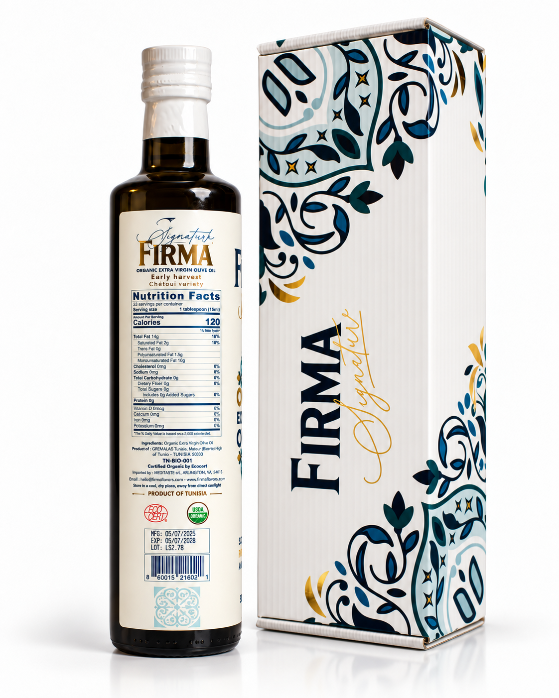 Signature Organic Extra Virgin Olive Oil