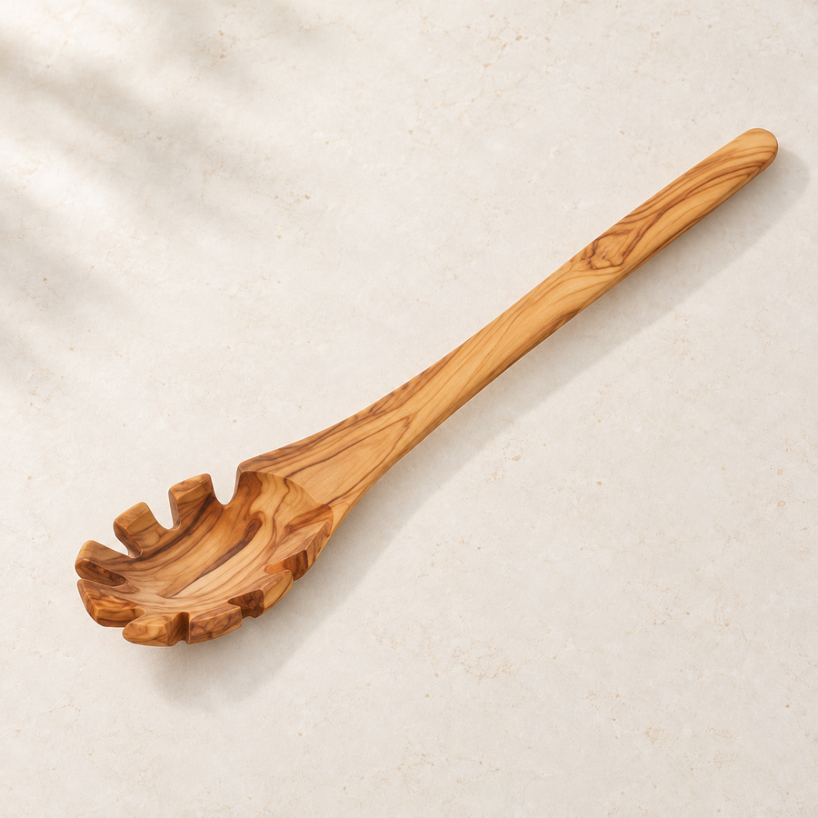 Olive Wood Pasta Server